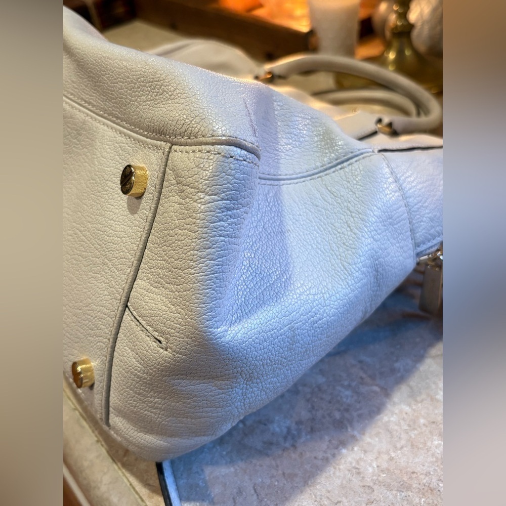 Michael Kors Women's Convertible Satchel, light cream - Picture 11 of 16